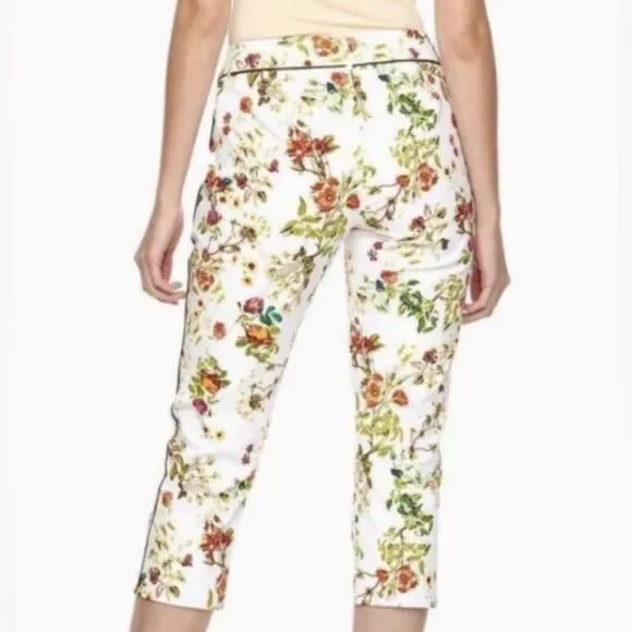 Disney Alice Through The Looking Glass Designer Collection Floral Cropped Pants - Picture 3 of 13